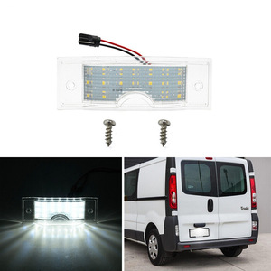 Luz de matrícula de 210 mm con carcasa transparente y LED blanco para Opel Movano, Renault Master, Vauxhall - Product Image 4