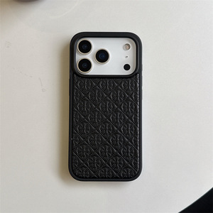 Màu Sắc Tinh Khiết Thương Hiệu Sang Trọng Chéo Thiết Kế Trường Hợp Điện Thoại Cho Iphone 17 Pro Max Sáng Tạo Thời Trang PU Bìa Cho Iphone 16 15 14 13 Pro Max - Product Image 2