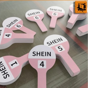 <span class=keywords><strong>ป้าย</strong></span>ไม้ประมูลรูปวงรีทำจากพลาสติก - Product Image 3