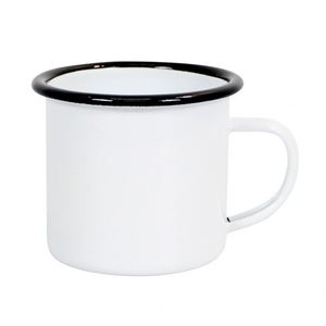 Tasse à café, lait, bière, thé en émail personnalisée pour le camping et les pique-niques en plein air, fabrication OEM - Product Image 1