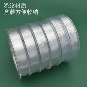 Cordón elástico transparente Shin Il Co Pu String de 0.5mm para pulseras de cuentas de oración - Product Image 2