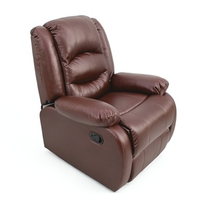 Sillón Reclinable de Cuero con Masaje y Calor - Product Image 1