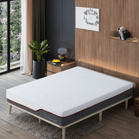 Matelas en mousse pure à prix de gros, matelas en mousse à mémoire de forme gel, fermeté moyenne, taille Queen, sans ressort