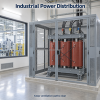 Transformateur sec triphasé Yuanfa SCB12 35 kV 50/60 Hz pour système de distribution