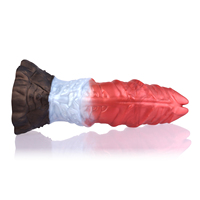 En gros, Plug anal portable et étanche, en forme de monstre animal, de chien extraterrestre fantaisie, épais, avec ventouse, doux, pour stimulation du point G, jouet sexuel pour adulte