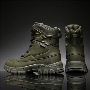 High Quality Heightened Elastic Outdoor HikiShoes Cross-country Non-slip Jogging Lightweight Cushioning Waterproof Hiking <b>Boots</b> - Product Image 2