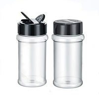 Barbecue Stockage Rechargeable Sucre Sel Café Épice Poudre Distributeur Cuisine Dredge Shaker En Plastique Poivre Bouteille pour La Maison