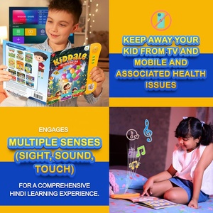 <span class=keywords><strong>Libro</strong></span> de Sonidos para Aprender Hindi, <span class=keywords><strong>Libro</strong></span> Interactivo para Escuchar y Aprender Hindi KaKha Ga, Números, Frutas, Verduras, Partes del Cuerpo, Formas y Colores - Product Image 6
