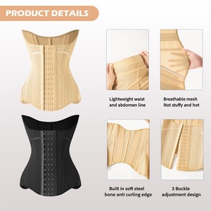 Faja Moldeadora Reductora de Cintura Alta para Mujer con Varillas de Acero - Top Corsé Entallador - Product Image 6