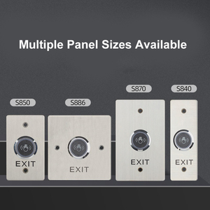 Công tắc nút điều khiển truy cập cảm biến hồng ngoại 31mm 86 loại thép không gỉ ngoài trời không thấm nước đèn chỉ báo cảm ứng - Product Image 3