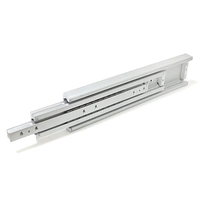 Glissières télescopiques industrielles robustes en aluminium anti-corrosion de 80 mm, capacité de charge de 300 kg, à extension complète, pour cuisine et salle à manger
