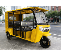 Tricycle électrique E Trike pour passagers, 6 places, cabine ouverte, taxi indien Bajaj TUKTUK, meilleur prix