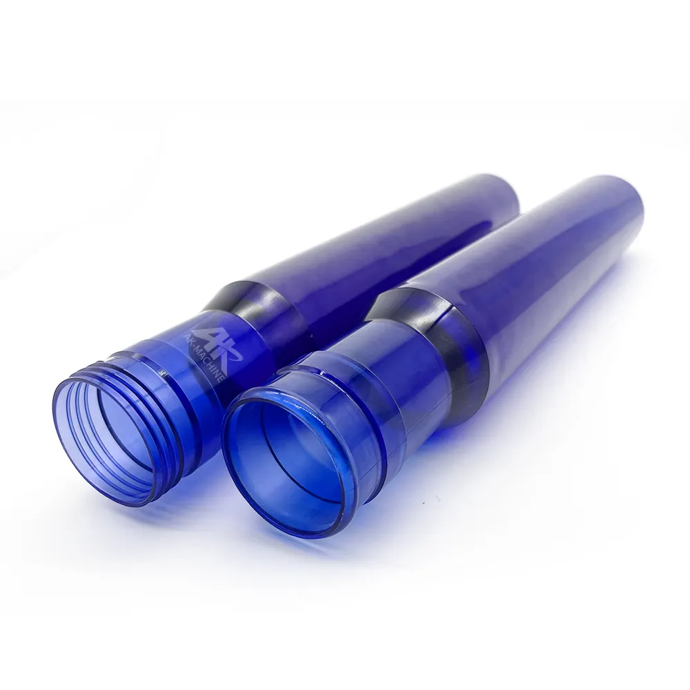 Benutzer definierte Farben Pet Tube 55mm 700g Kunststoff 5 Gallonen Pet Flasche Preform Blue Plastic PET Preform