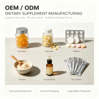 Poudre de gain de masse OEM ODM Marque privée Vente en gros Haute qualité Gain de masse corporelle Mélange de vitamine C pour compléments alimentaires