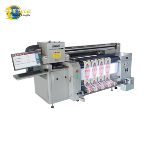 LONGKE LK-1200 <strong>Digital</strong> UV Inkjet Printer <strong>Machine</strong> PVC PET Film Roll to Roll Uv Printer - Product Image 1
