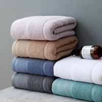 Serviette de bain en coton à fibres longues, douce et absorbante, idéale pour adultes, hôtels et usage domestique – Offre spéciale