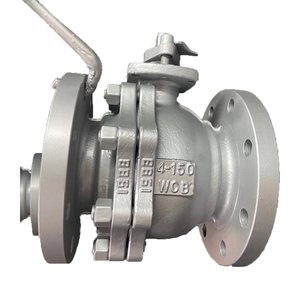 Vanne à boisseau sphérique à double face à brides ANSI 300lb en acier inoxydable CF8 CF8M WCB Taizhou ZT0034 - Product Image 2