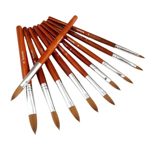 Pincel <span class=keywords><strong>de</strong></span> acrílico Kolinsky 100% <span class=keywords><strong>de</strong></span> marca privada 2026 con mango <span class=keywords><strong>de</strong></span> palisandro, tamaño [tamaño a especificar] # 2- # Proveedor <span class=keywords><strong>de</strong></span> 20 Pinceles <span class=keywords><strong>de</strong></span> Manicura al por Mayor - Product Image 1