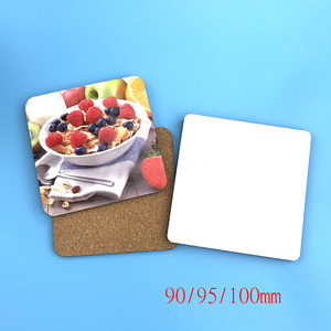 Tikar meja kosong, sublimasi Mdf Coster Diy, <span class=keywords><strong>coaster</strong></span> cetak Transfer panas grosir minimalis kayu - Product Image 2