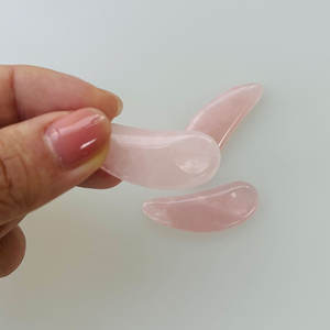 Tùy chỉnh Mini Rose Quartz pha lê mặt ngọc trang điểm muỗng kem thìa ứng dụng cho khuôn mặt loại mặt massager - Product Image 4