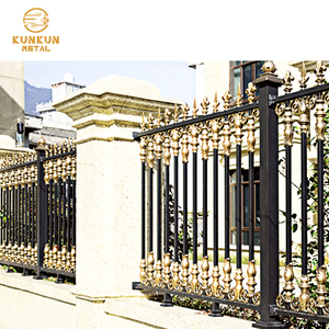 Trung Quốc của sân ngoài trời trang trí đúc nhôm kim loại hàng rào Bài Mũ không đào nhà cửa và hàng rào lan can tấm - Product Image 6