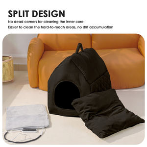 Cama inteligente de diseño dividido con temperatura controlada para mascotas, cálida, cómoda, Universal para gatos y perros, directa de fábrica para uso doméstico - Product Image 5