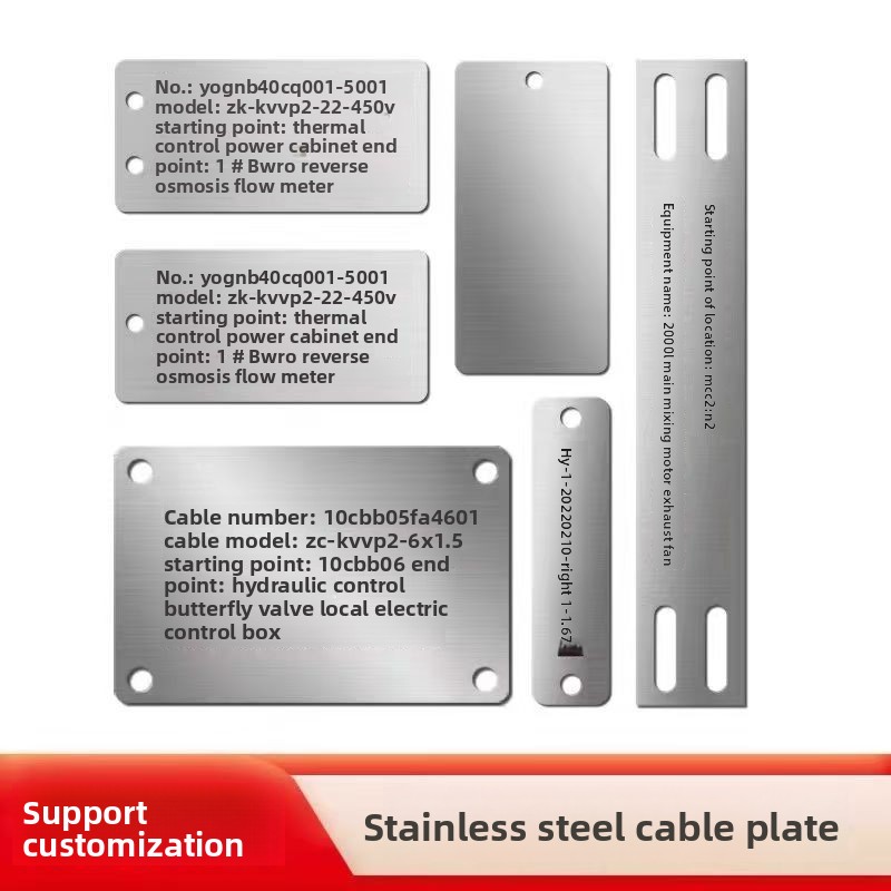 Custom Metal Nameplates & Signs Letterpress Printing on Stainless Steel Film Lamination Fade Resistant & Durable for Equipment