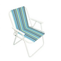 Nouvelle chaise de camping robuste, pliable et portable, design personnalisé, couleur réglable, avec pieds en métal complets pour l'extérieur