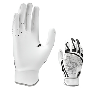 Guantes de Béisbol de Cuero Impreso de Primera Calidad, Transpirables, Antideslizantes, con Agarre Completo para el Bate, Ambidiestros, para Entrenamiento Juvenil - Product Image 2