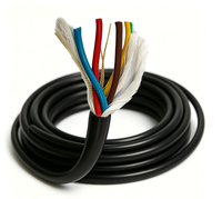 Câble de commande flexible TRVV-PUR en cuivre pour chaîne porte-câbles, 300/500V, gaine en polyuréthane PUR, résistant à l'huile, pour équipement d'automatisation