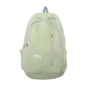 Green Minimalist <b>Backpack</b> 15 Inches For Girls School Education Summer 2023 - Product Image 5