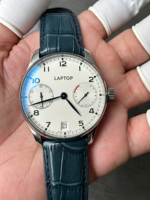 Jam Tangan Mekanik Otomatis Elegan Bisnis Pria Mewah Dua Detik Kecil Tampilan Kalender Casing Baja Tahan Karat Kulit