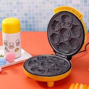 Máquina para Hacer Pasteles Eléctrica, Máquina para Desayunos, Tostadora de Doble Cara con Calentamiento, Máquina Automática Multifuncional para Hacer Pasteles y Waffles con Diseño de Dibujos Animados - Product Image 5