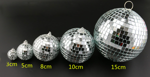 공장 사용자 정의 크기 디스코 미러 볼 파티 거울 유리 공 디스코 볼 장식 반사 거울 반구 디스코 - Product Image 5