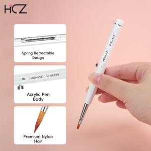 Nouveau design acrylique manche détachable laboratoire <span class=keywords><strong>dentaire</strong></span> brosses en céramique <span class=keywords><strong>vernis</strong></span> longue brosse composite brosses dentaires pour porcelaine - Product Image 5