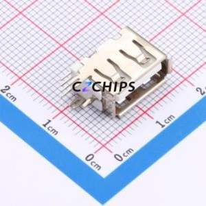 041N-1WVC10-S1 USB Connector Connector ( Protocol Standard: USB 2.0 )( Mounting Type: Side Insert ) - Product Image 1