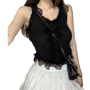 Débardeur <span class=keywords><strong>push</strong></span>-<span class=keywords><strong>up</strong></span> confortable en dentelle pour femme, style camisole tendance - Product Image 4