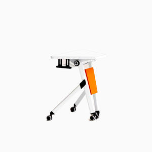 Table de réunion Table de conférence pliante Table de formation Table de conférence en bois et acier - Product Image 1