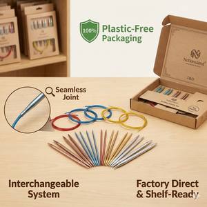 Ensemble d'aiguilles à tricoter circulaires interchangeables à double pointe, matériel <span class=keywords><strong>et</strong></span> accessoires de couture - Product Image 1