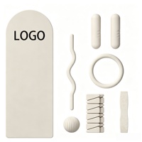 Kit de Pilates : Tapis de Yoga, Ensemble d'haltères, Accessoires de Pilates, Bracelets de cheville et de poignet personnalisés, Barre de musculation, Anneau de résistance en silicone
