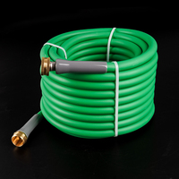 Tuyau d'arrosage vert léger résistant aux UV de 10m/20m avec raccord rapide
