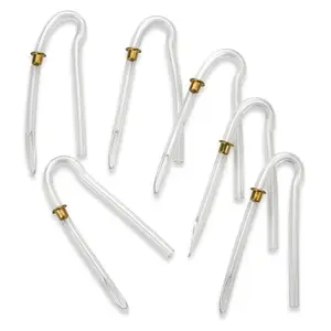 BTE Earmold Tube With Metal Lock Hearing Aids Ear Tubes Replaceable Earmold Tubing Hearing Aid Tubes Replacement