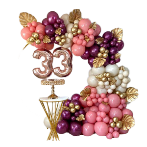 Offre Spéciale luxe métallique <span class=keywords><strong>Rose</strong></span> rouge <span class=keywords><strong>or</strong></span> <span class=keywords><strong>blanc</strong></span> <span class=keywords><strong>ballon</strong></span> arc pour la fête <span class=keywords><strong>de</strong></span> mariage fille anniversaire décorations Latex matériel cadeau jouet - Product Image 2