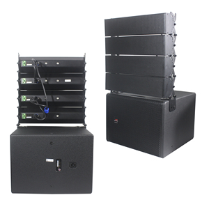 T10インチラインアレイプロフェッショナルオーディオプロラインアレイシステムミニサウンドパッシブサブウーファー250Wおよびフルレンジスピーカー240W - Product Image 5