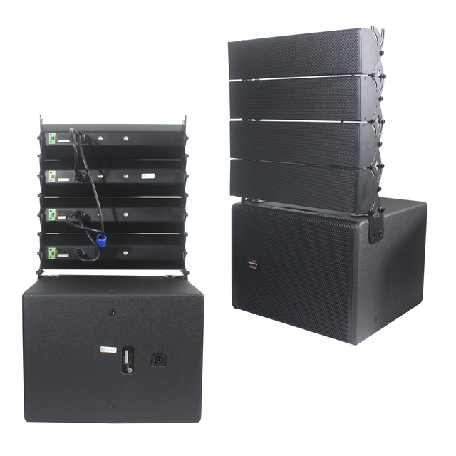 T 10 Inch Line Array Professional Audio Pro Line Array System Mini Sound Passive Subwoofer 250W and Full Range Speaker 240W