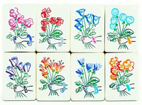 Jeu de Mahjong Panda Cartoon en Boîte Magnétique Deluxe Pliable avec Règles Modernes et Motifs Traditionnels Chinois, Idéal pour les Fêtes