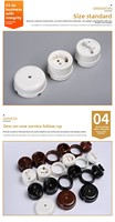 Pièces en céramique d'alumine non standard, supports de lampe, composants de commutateur, douilles en porcelaine de talc, céramique structurelle isolante de précision