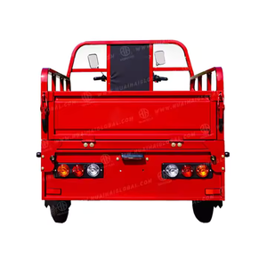Triciclos de Fábrica de 60V 1200W Rojos con Carrocería Abierta y Certificación EEC - Product Image 2
