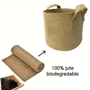 Oferta Especial: Bolsa <span class=keywords><strong>de</strong></span> Cultivo <span class=keywords><strong>de</strong></span> Yute 100% Natural, Maceta <span class=keywords><strong>de</strong></span> Yute, Precio <span class=keywords><strong>de</strong></span> Fábrica, Maceta Hidropónica <span class=keywords><strong>de</strong></span> Yute para Jardín - Product Image 1