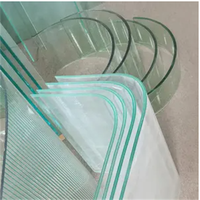 Verre feuilleté plat/courbé trempé PVB SGP6.38mm-40.28 mm, vente chaude